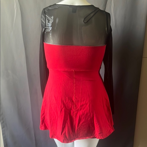 Forever 21 Classic Black And Red Dress - Picture 4 of 5